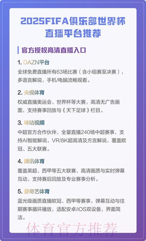 全网解析:世界杯比赛直播平台推荐 全网解析:世界杯比赛直播平台推荐
